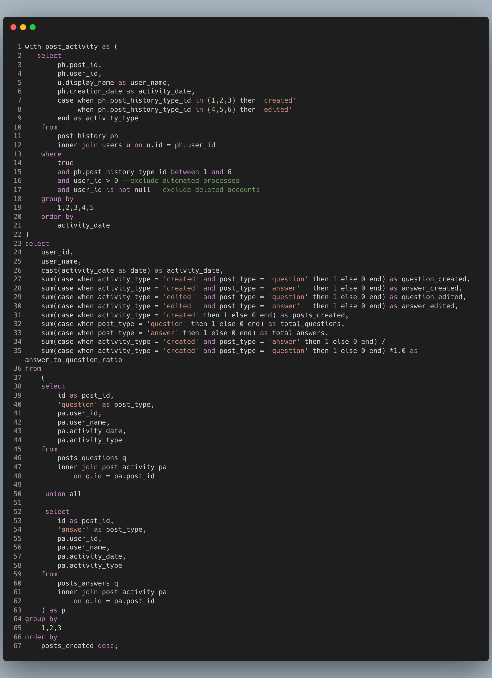 Refactoring SQL - Level 1